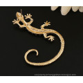 Novo Design Gecko em forma de brincos cristal Multi orelha manguito jóias